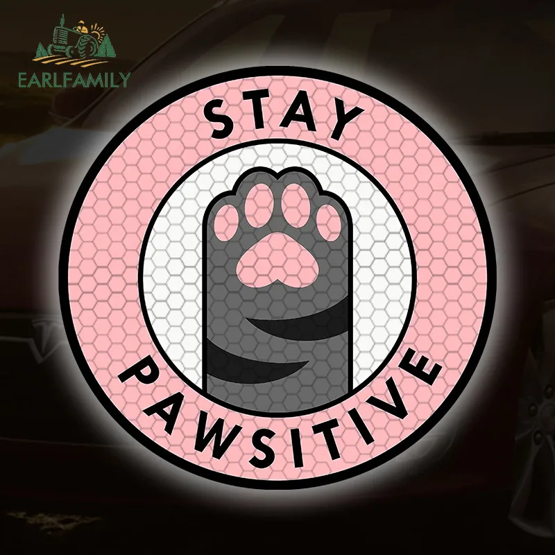 Светоотражающая наклейка EARLFAMILY Stay Pawsitive для автомобиля, мотоцикла, грузовика, виниловая пленка для заднего стекла, устойчивая к царапинам
Светоотражающая наклейка EARLFAMILY Stay Pawsitive для автомобиля, мотоцикла, грузовика, виниловая пленка для заднего стекла, устойчивая к царапинам
