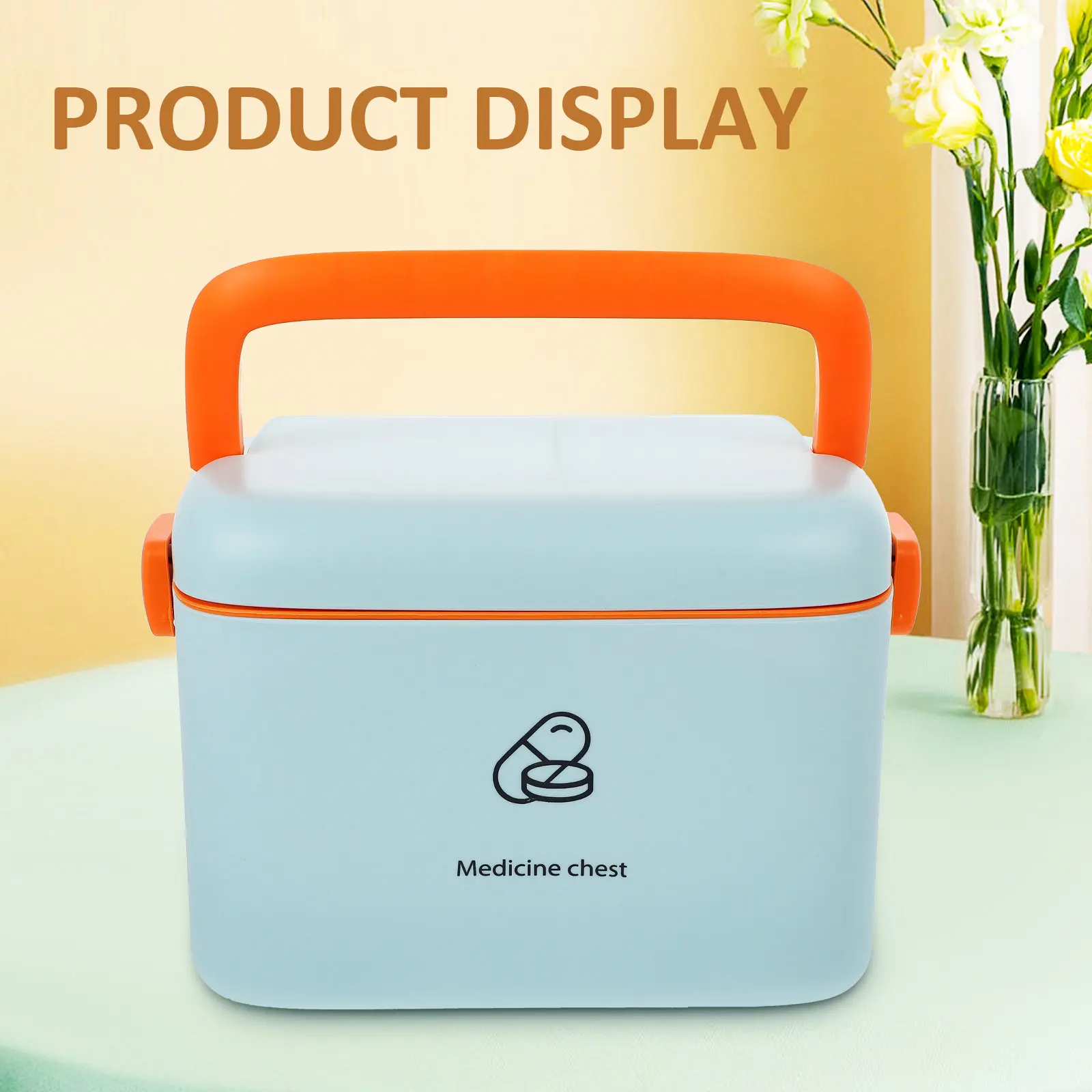 First Aid Box with Handle Large Capacity Medicine Storage Case Portable Dual Layer Medical Organizer for Home Travel Emergency
First Aid Box with Handle Large Capacity Medicine Storage Case Portable Dual Layer Medical Organizer for Home Travel Emergency