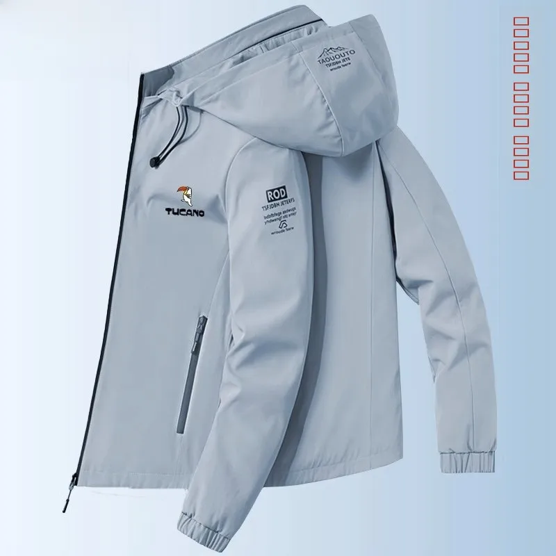 Мужская модная куртка TUCANO на флисовой подкладке, весенне-осенняя, со съемным капюшоном, повседневная рабочая одежда, водонепроницаемая ветровка
Мужская модная куртка TUCANO на флисовой подкладке, весенне-осенняя, со съемным капюшоном, повседневная рабочая одежда, водонепроницаемая ветровка