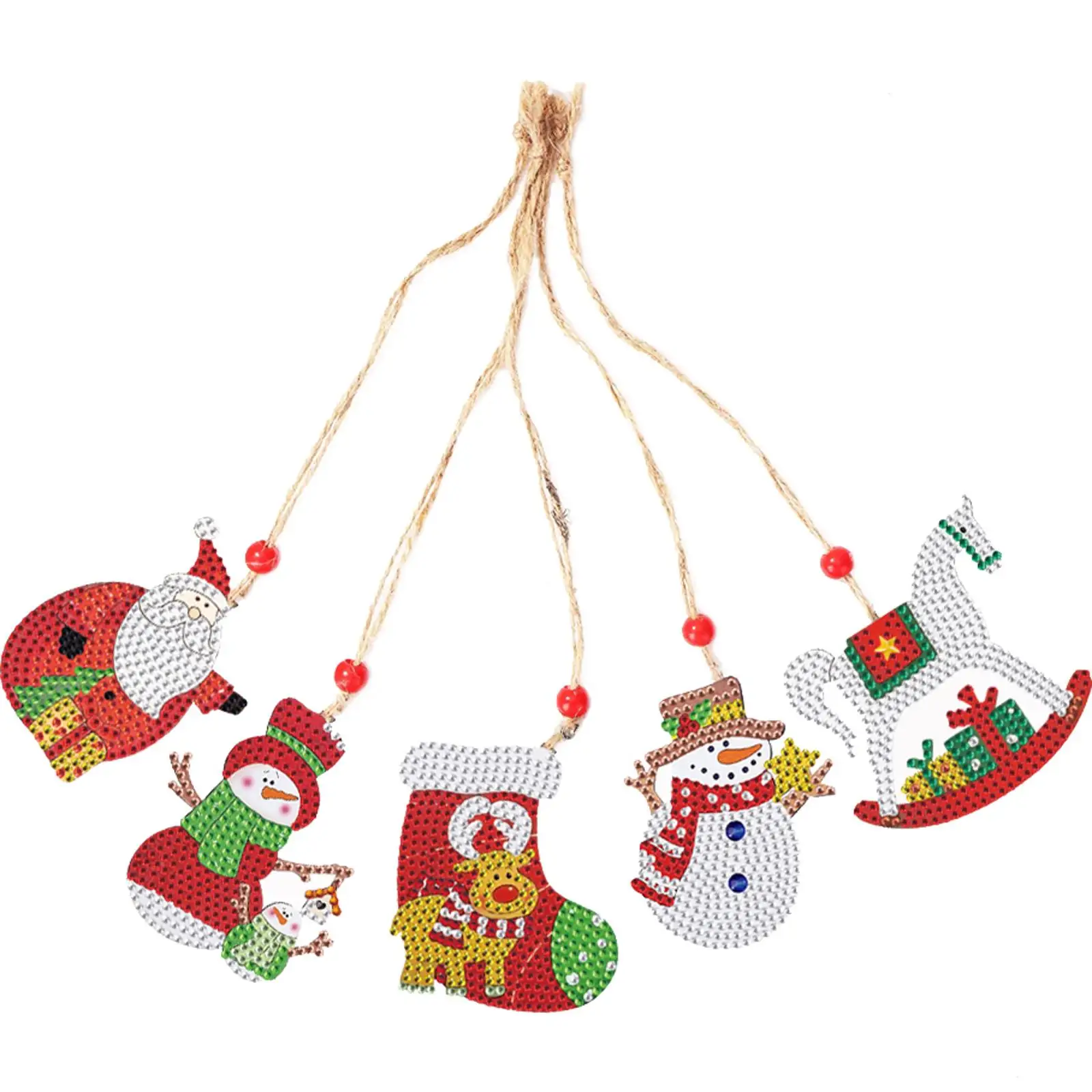5pcs Xmas Theme 2D/Flat DIY Rhinestone Diamond Art Window Pendants Special Shape Diamond Art Pendant Home Wall Decoration Crafts
5pcs Xmas Theme 2D/Flat DIY Rhinestone Diamond Art Window Pendants Special Shape Diamond Art Pendant Home Wall Decoration Crafts
