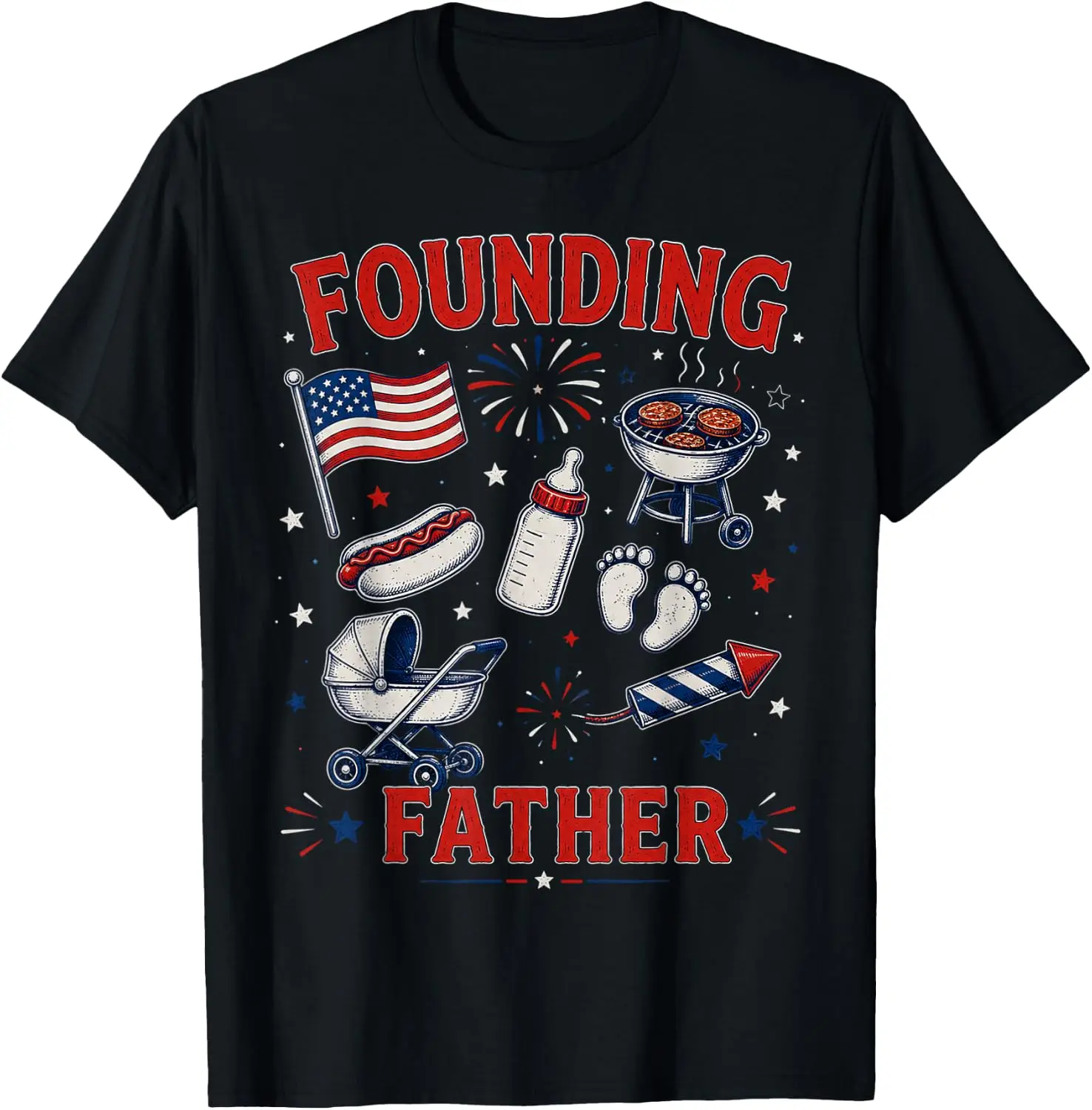 Day Pregnancy Announcement Baby Founding Fathers T-Shirt 100% Cotton Trendy Y2K Short-Sleeve Tee – Soft, Quick-Drying, &
Day Pregnancy Announcement Baby Founding Fathers T-Shirt 100% Cotton Trendy Y2K Short-Sleeve Tee – Soft, Quick-Drying, &