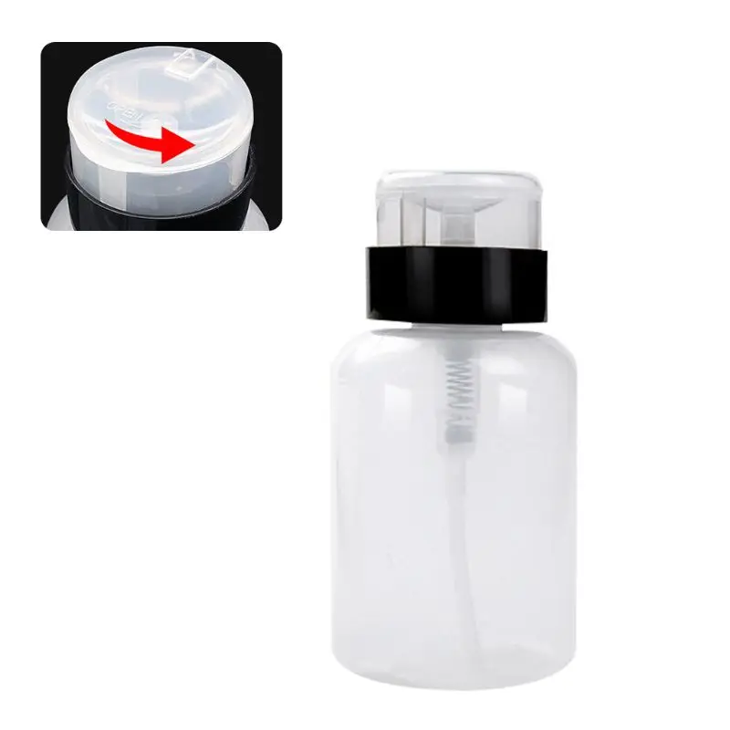 200ml Clear Push Down Refillable Empty Bottle Lockable Press Dispenser for Nail Polish Makeup Remover Container Dropship
200ml Clear Push Down Refillable Empty Bottle Lockable Press Dispenser for Nail Polish Makeup Remover Container Dropship