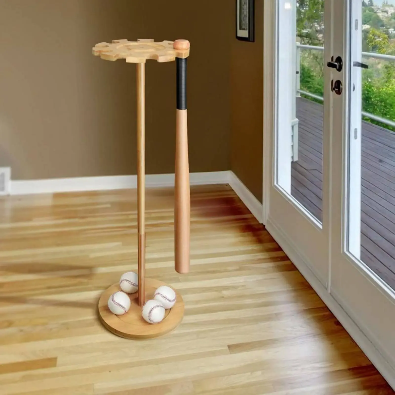 Baseball Sports Stick Display Stand Floor Standing Wooden Sports Stick Display Stand Space Saving Easy to Assemble
Baseball Sports Stick Display Stand Floor Standing Wooden Sports Stick Display Stand Space Saving Easy to Assemble