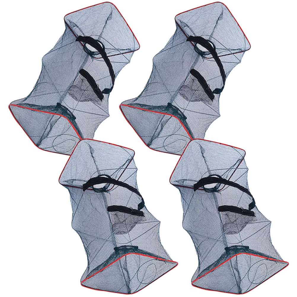 4 Pcs Portable Crab Catcher Crawfish Trap Lobster Mesh Shrimp Net Fishing Supplies Foldable Pond Sea Durable Storage
4 Pcs Portable Crab Catcher Crawfish Trap Lobster Mesh Shrimp Net Fishing Supplies Foldable Pond Sea Durable Storage