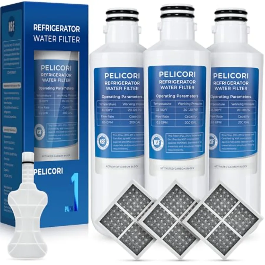 LRFS8XBS Water Filter Compatible with LRFLC706S LRFOC606S LRFVC406S LRFWS906D LRFWS906S LRFWS906V LRFXC416S LRFXC606S LRFXS50S
LRFS8XBS Water Filter Compatible with LRFLC706S LRFOC606S LRFVC406S LRFWS906D LRFWS906S LRFWS906V LRFXC416S LRFXC606S LRFXS50S