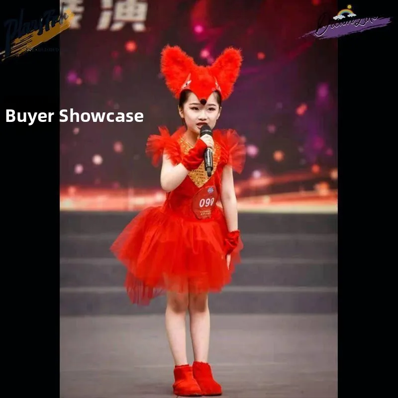 Children's Performance Costume Cartoon Animal Suit Fake Tiger Courage Little Performance Clothes Stage Costume
Children's Performance Costume Cartoon Animal Suit Fake Tiger Courage Little Performance Clothes Stage Costume