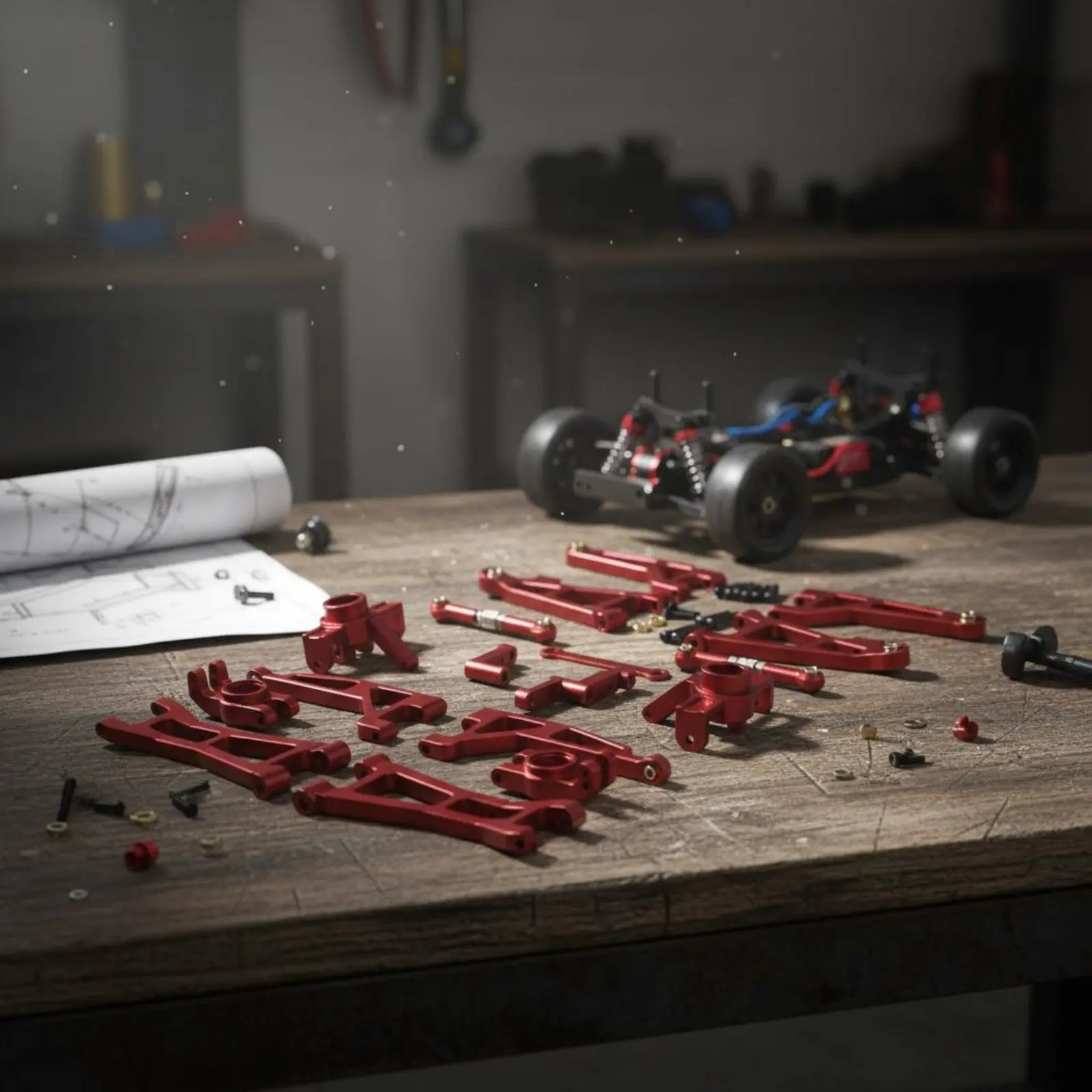 1/16 Scale Car Modification Parts Upgraded 1/16 Scale RC Car Chassis Support System Kit Metal Modification Parts Kit Sturdy Duty
1/16 Scale Car Modification Parts Upgraded 1/16 Scale RC Car Chassis Support System Kit Metal Modification Parts Kit Sturdy Duty