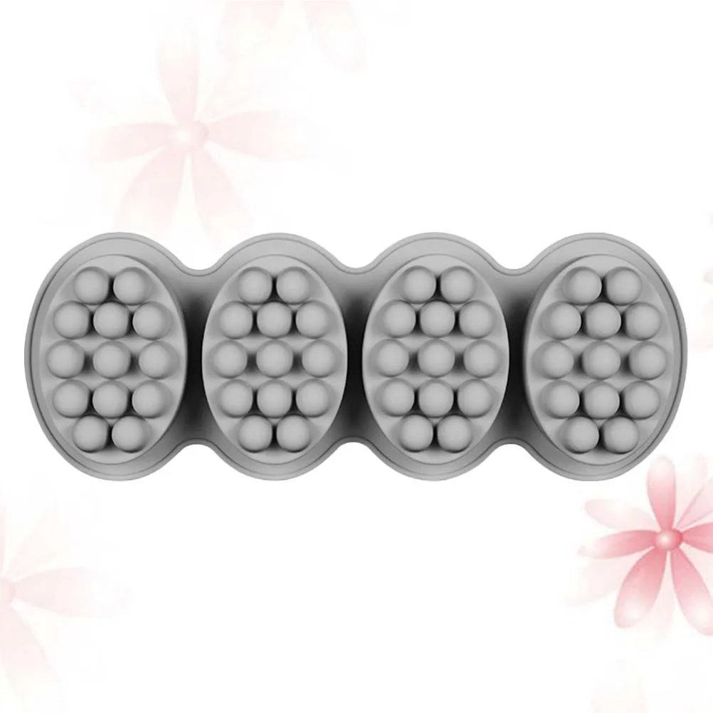 4 Cavities Silicone Mold Oval Shape H made Soap Maker Non Stick Easy Clean Cake Baking Massage Brush Green Oven Safe
4 Cavities Silicone Mold Oval Shape H made Soap Maker Non Stick Easy Clean Cake Baking Massage Brush Green Oven Safe
