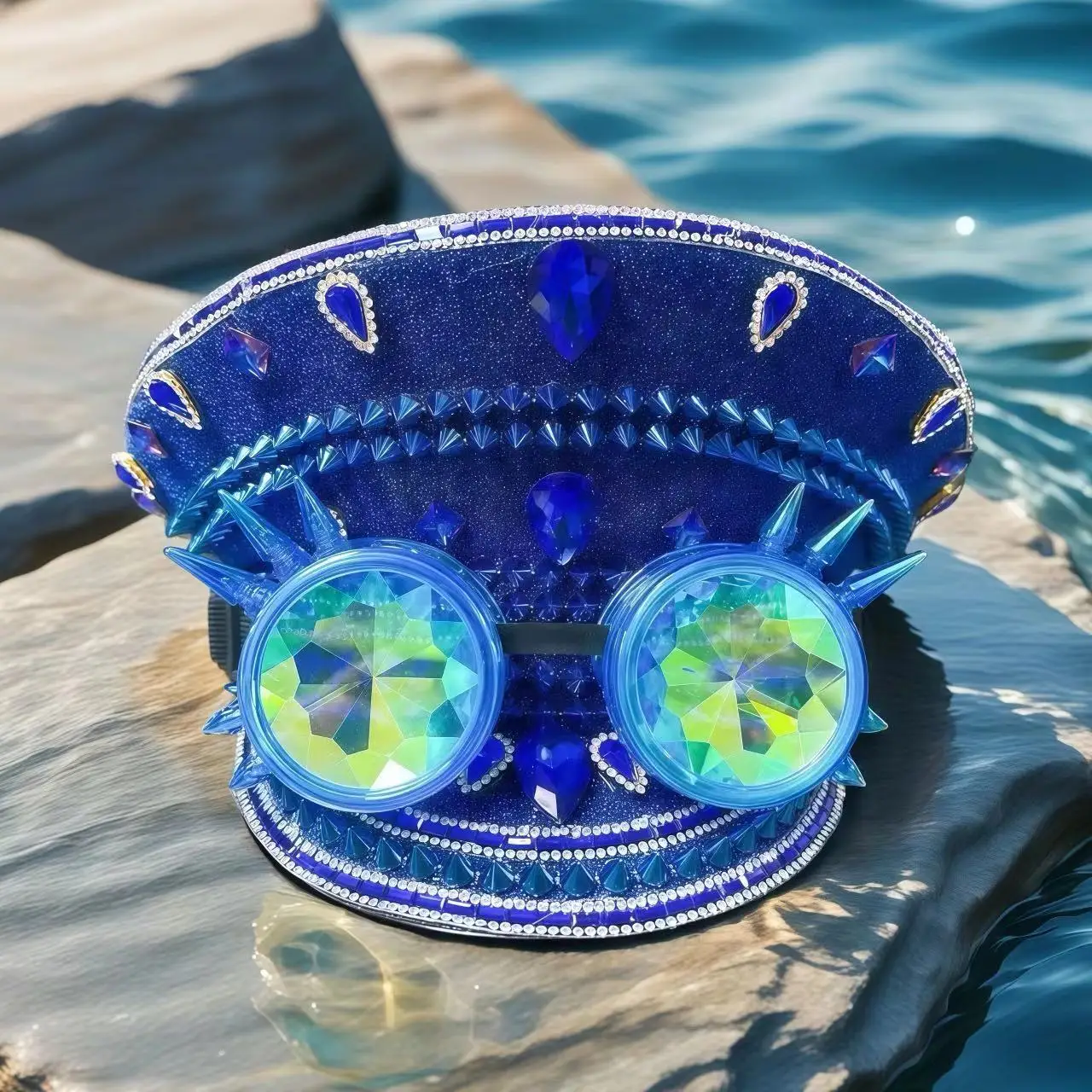 Steampunk Captain Hat Rhinestone for Carnival, Mardi Gras, Vintage Military Accessories & Cap for Men & Women
Steampunk Captain Hat Rhinestone for Carnival, Mardi Gras, Vintage Military Accessories & Cap for Men & Women