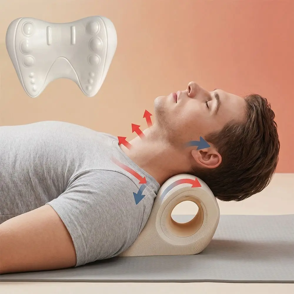 Wear Resist Cervical Massage Pillow Neck Support Soft EVA Material Neck Shoulder Stretcher Multi-Purpose Soothing Massage
Wear Resist Cervical Massage Pillow Neck Support Soft EVA Material Neck Shoulder Stretcher Multi-Purpose Soothing Massage