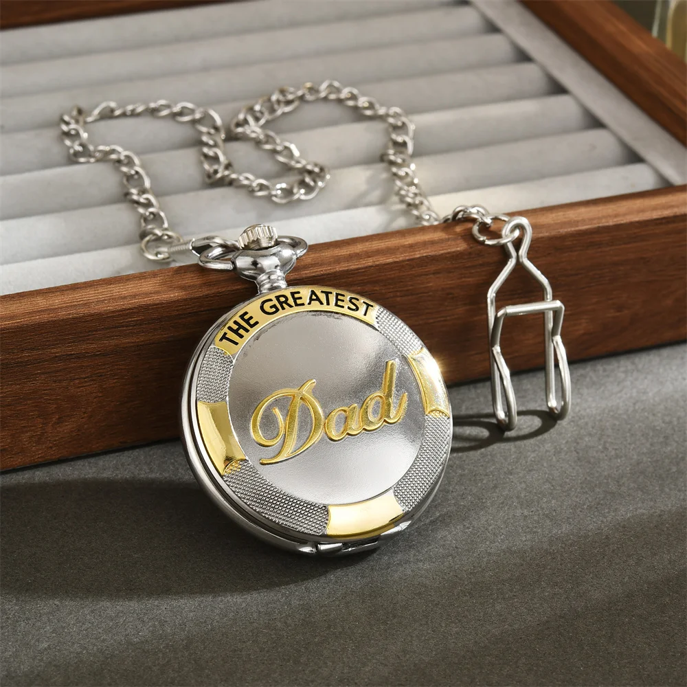 Retro Father's Day Gift Pocket Watch Quartz Watch Large Watch Chain Gold Roman Numeral Gift Watch
Retro Father's Day Gift Pocket Watch Quartz Watch Large Watch Chain Gold Roman Numeral Gift Watch