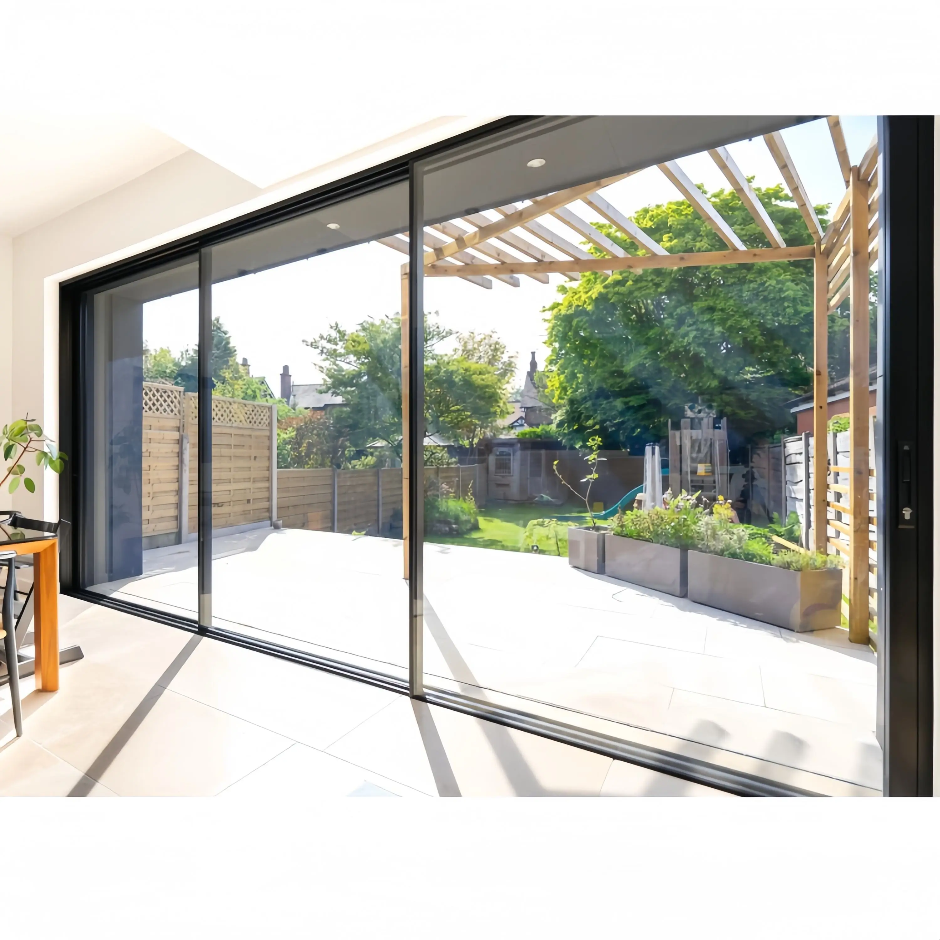 Panoramic Sunlight Manual Sliding Door 6063 T5 Aluminum Alloy Certified Double Layer Glass Doors Outdoor Partition Doors
Panoramic Sunlight Manual Sliding Door 6063 T5 Aluminum Alloy Certified Double Layer Glass Doors Outdoor Partition Doors