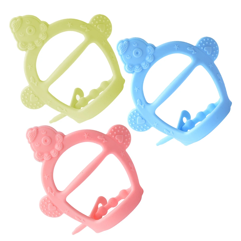 3pcs Silicone Baby Teething Toys Wristband Chew Teethers for Babies Infant Gum Pain Relief Easy Clean Anti Dust
3pcs Silicone Baby Teething Toys Wristband Chew Teethers for Babies Infant Gum Pain Relief Easy Clean Anti Dust