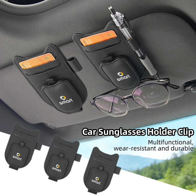 Car Sun Visor Organizer Sunglass Holder Glasses Clip Interior For Smart Fortwo 451 450 453 Forfour EQ Cabrio Crossblade ROADS
Car Sun Visor Organizer Sunglass Holder Glasses Clip Interior For Smart Fortwo 451 450 453 Forfour EQ Cabrio Crossblade ROADS