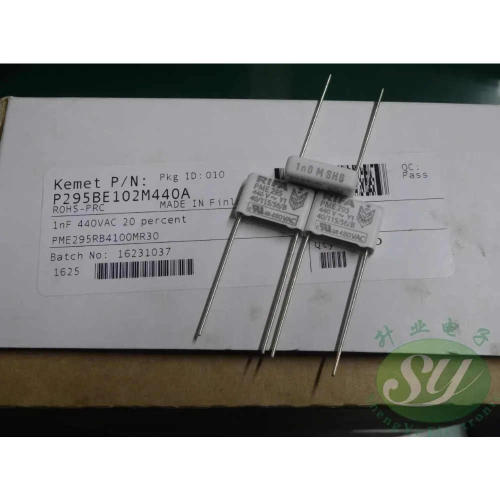 5PCS RIFA 0.001uf/440vAC 1.0nf 1000pf 1nf 102 Brand new 15mm film capacitor PME295RB4100MR
5PCS RIFA 0.001uf/440vAC 1.0nf 1000pf 1nf 102 Brand new 15mm film capacitor PME295RB4100MR