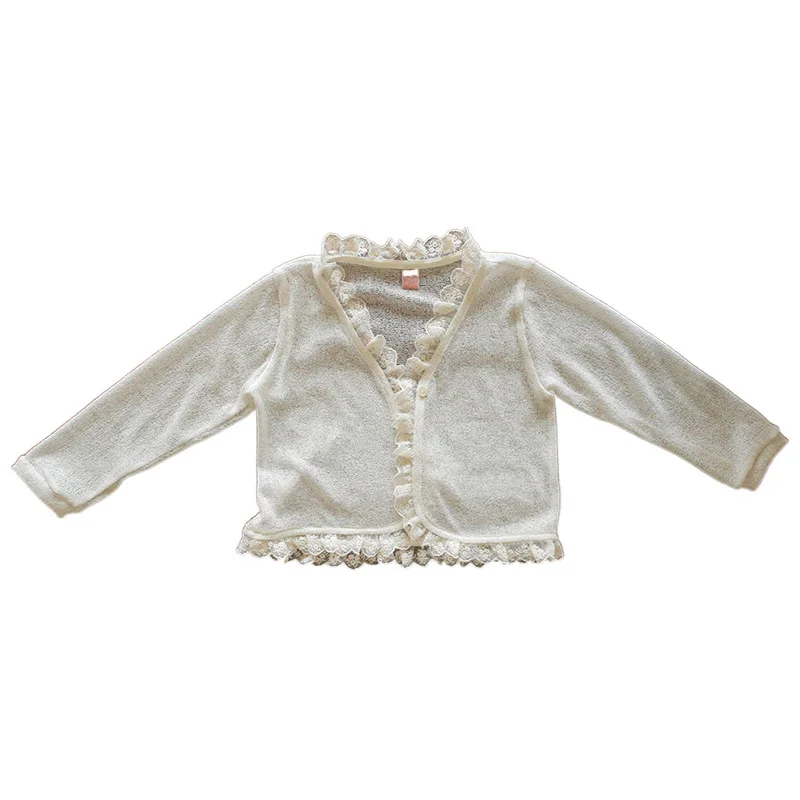 Новый летний детский хлопковый кардиган, тонкое детское Свободное пальто, одежда против комаров для девочек, куртка с оборками для маленьких девочек, модель CC152
Новый летний детский хлопковый кардиган, тонкое детское Свободное пальто, одежда против комаров для девочек, куртка с оборками для маленьких девочек, модель CC152