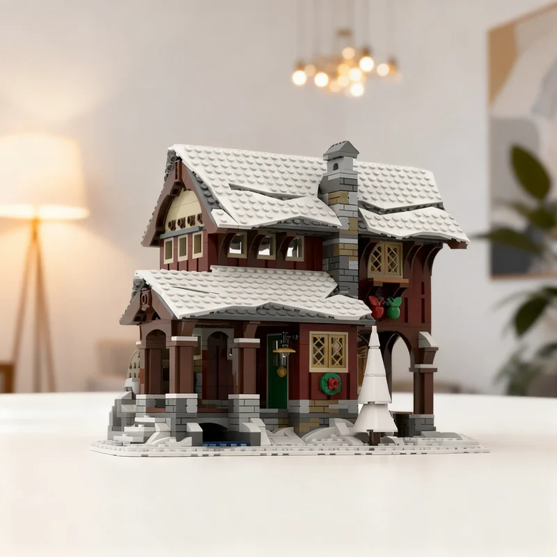 1487pcs MOC Winter Village Cider Mill Seasonal Christmas Model Building Blocks Architecture Toy Christmas Gifts Brick Kids DIY
1487pcs MOC Winter Village Cider Mill Seasonal Christmas Model Building Blocks Architecture Toy Christmas Gifts Brick Kids DIY