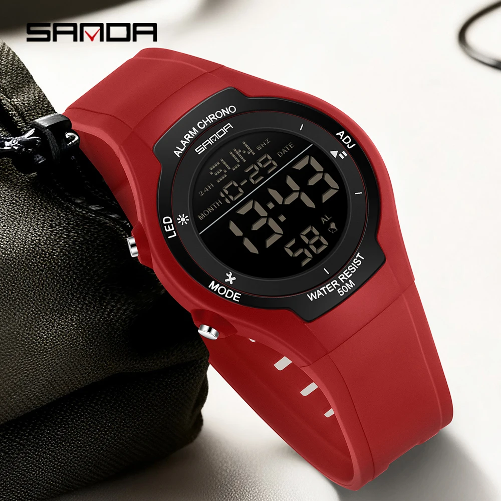SANDA 6356 new men's digital watch night light sports watch multifunctional stopwatch waterproof student electronic watch
SANDA 6356 new men's digital watch night light sports watch multifunctional stopwatch waterproof student electronic watch