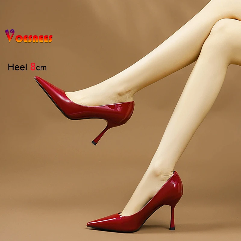 Elegant Women's Pumps 4CM 6CM 8CM High Heels Female 2025 New Fashion Pointed Shallow Mouth Wedding Party Dress Shoes Size 34-40
Elegant Women's Pumps 4CM 6CM 8CM High Heels Female 2025 New Fashion Pointed Shallow Mouth Wedding Party Dress Shoes Size 34-40