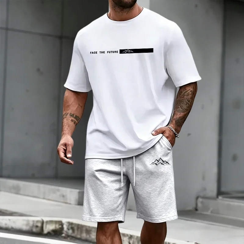 Face the Future Print Men's Set Summer Daily Casual Sports T-shirts & Shorts Home Outdoor Comfort Soft Short Sleeve Outfit S-3XL
Face the Future Print Men's Set Summer Daily Casual Sports T-shirts & Shorts Home Outdoor Comfort Soft Short Sleeve Outfit S-3XL