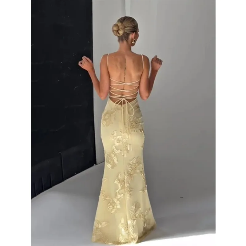 Новинка 2026: Элегантное вечернее платье для женщин с принтом, длинное, с шнуровкой на спине, облегающее, фасон «рыбий хвост», на бретельках, для вечеринок и клубов
Новинка 2026: Элегантное вечернее платье для женщин с принтом, длинное, с шнуровкой на спине, облегающее, фасон «рыбий хвост», на бретельках, для вечеринок и клубов