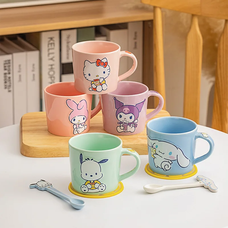 Hello Kitty Kawaii Anime New Sanrio Ceramic Mug Pochacco Children's Cute Cartoon Water Cup Home Creative Tea Cup Toys for Gifts
Hello Kitty Kawaii Anime New Sanrio Ceramic Mug Pochacco Children's Cute Cartoon Water Cup Home Creative Tea Cup Toys for Gifts