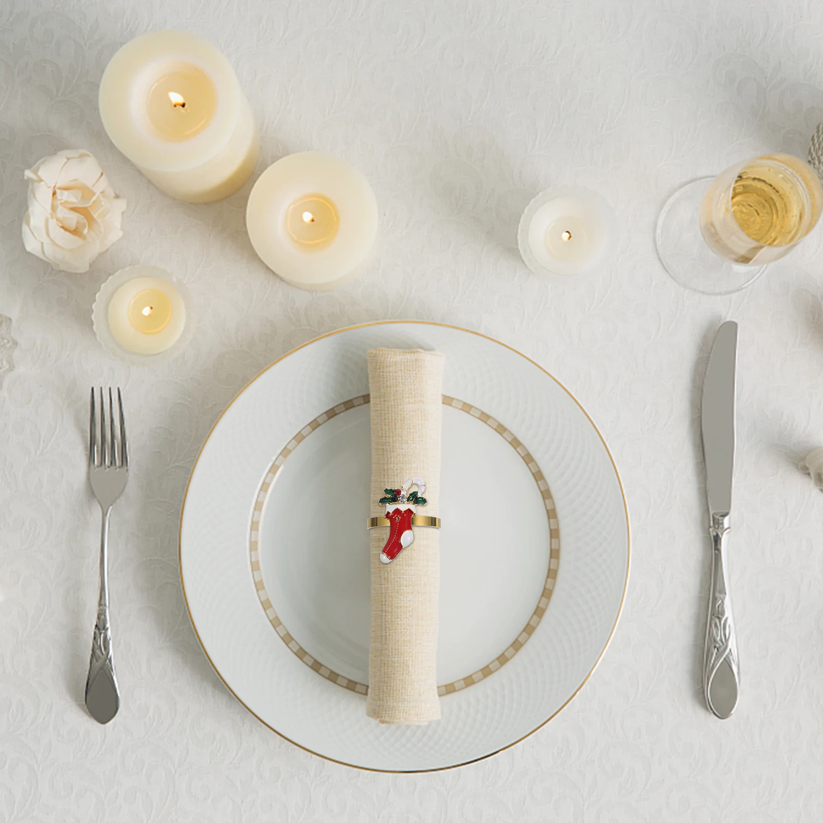 6Pcs Christmas Boot Napkin Rings Metal Elegant Tabletop Decor Iron ABS Suitable for Formal Events Casual Gatherings
6Pcs Christmas Boot Napkin Rings Metal Elegant Tabletop Decor Iron ABS Suitable for Formal Events Casual Gatherings