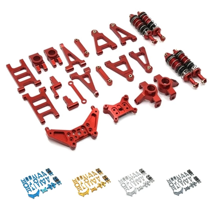 MJX 14301 14302 Metal Suspension Arm Steering Cup Shock Absorber Steering Assembly Shock Tower Set 1/14 RC Car Upgrade Parts Kit
MJX 14301 14302 Metal Suspension Arm Steering Cup Shock Absorber Steering Assembly Shock Tower Set 1/14 RC Car Upgrade Parts Kit