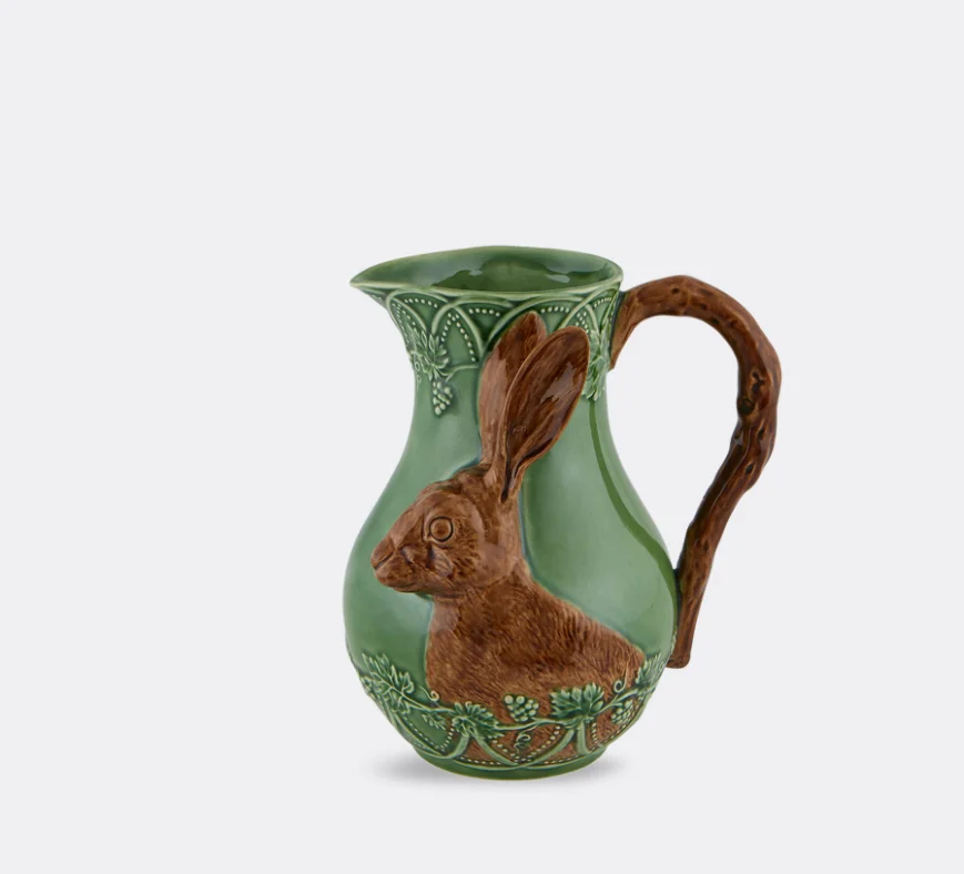 'Bosque' hare pitcher Bordallo Pinheiro
'Bosque' hare pitcher Bordallo Pinheiro