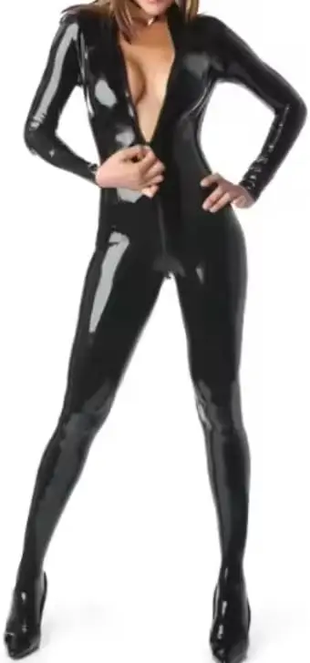 100% Latex Rubber Catsuit Bodysuit Front Zip Suit
100% Latex Rubber Catsuit Bodysuit Front Zip Suit