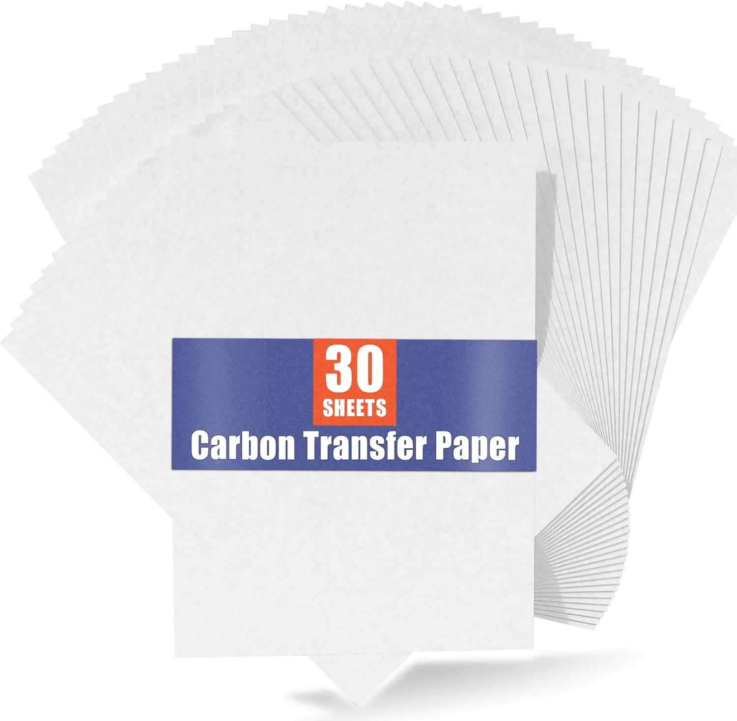 30 Sheets White Carbon Transfer Paper for Wood Burning, Canvas, Art Craft, A4 Size
30 Sheets White Carbon Transfer Paper for Wood Burning, Canvas, Art Craft, A4 Size