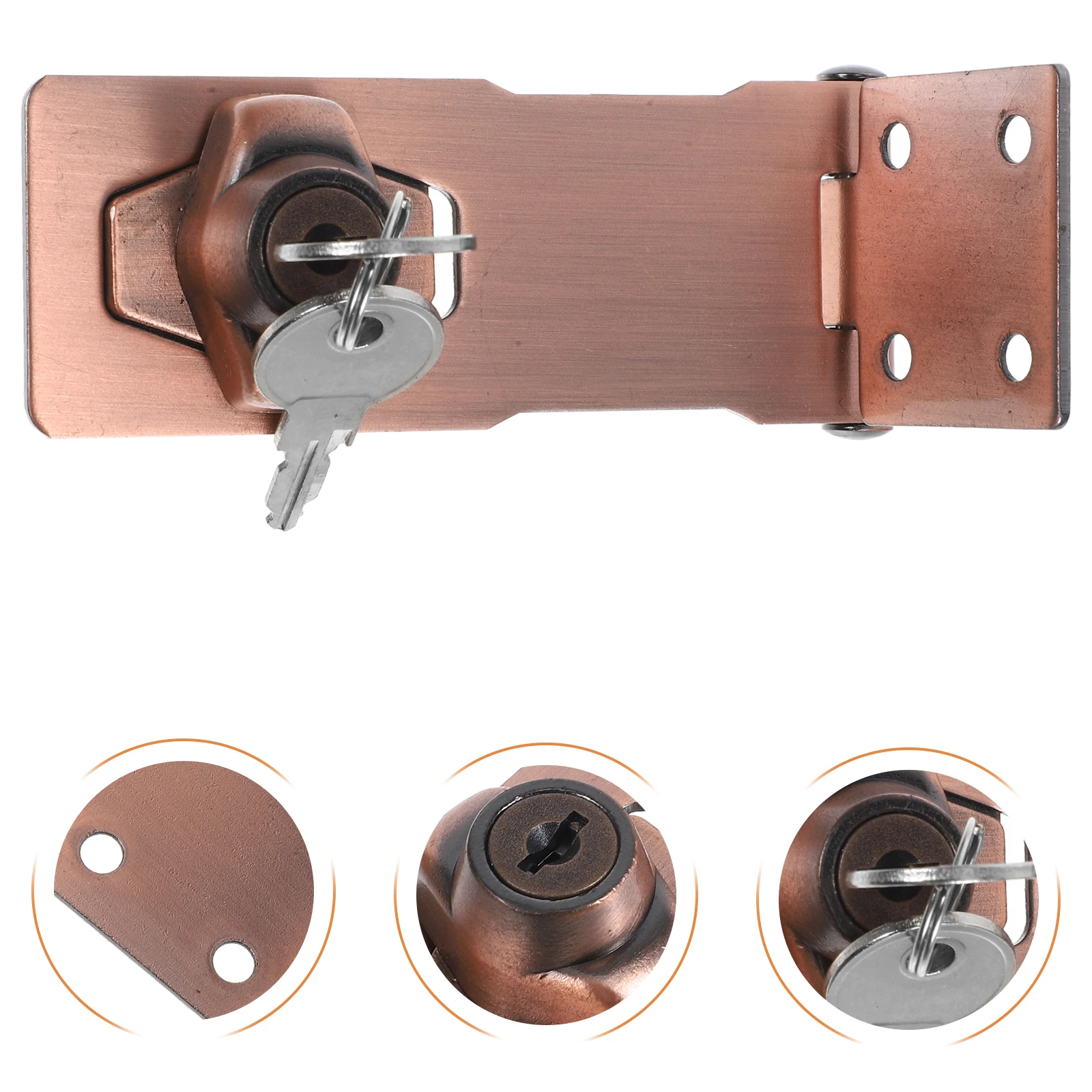 1 Set Shed Door Latch Heavy Duty Lock Hasp Gate Barn Pool Fence Hardware Padlock Security Cabinet Door Locks For Drawers Filing
1 Set Shed Door Latch Heavy Duty Lock Hasp Gate Barn Pool Fence Hardware Padlock Security Cabinet Door Locks For Drawers Filing