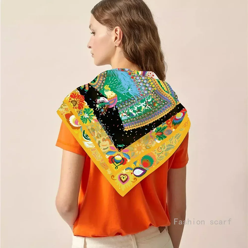 1PC European New Color Clothes Twill Women's Decorative Silk Scarf Travel Shawl Large Square Scarf Chest Wrap Scarf Wholesale
1PC European New Color Clothes Twill Women's Decorative Silk Scarf Travel Shawl Large Square Scarf Chest Wrap Scarf Wholesale