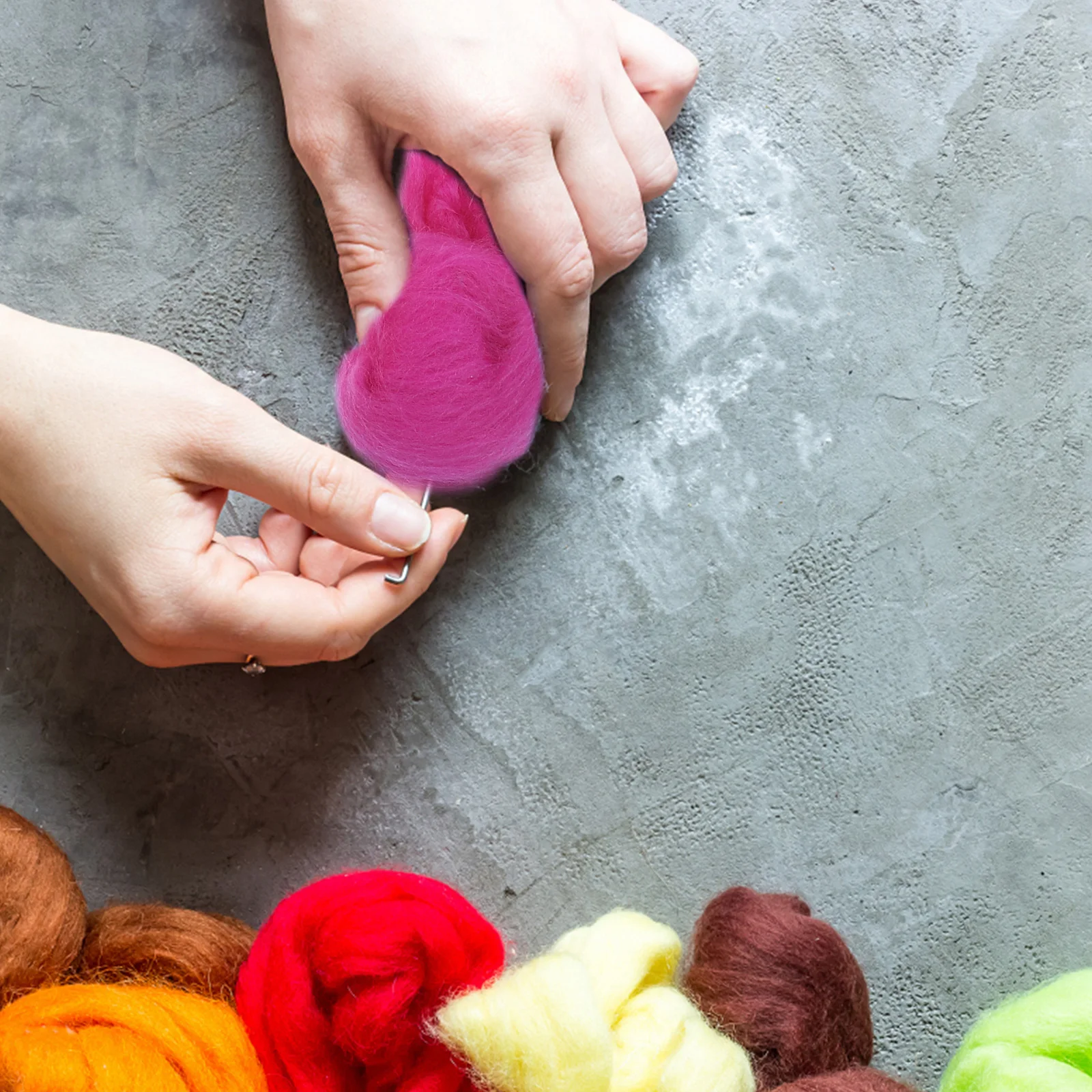 36 Pcs Colored Wool Strips Roving Craft Kit Felt DIY Material Needle Felting Chemical Fiber Kids Accessory Practical Durability
36 Pcs Colored Wool Strips Roving Craft Kit Felt DIY Material Needle Felting Chemical Fiber Kids Accessory Practical Durability