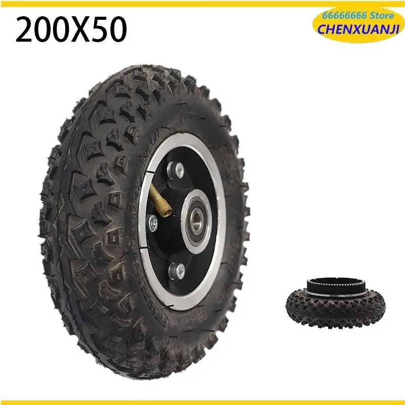 200x50 Front Wheel Tire 200*50 Inflatable 8 Inch Inner Outer Tyre with Alloy Rim for Electric Scooter Parts
200x50 Front Wheel Tire 200*50 Inflatable 8 Inch Inner Outer Tyre with Alloy Rim for Electric Scooter Parts