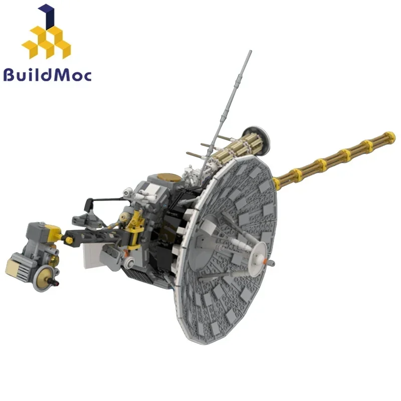 BuildMoc Солнечная система Космический зонд Voyagered 1-2 Набор строительных блоков для аэрографа Американский спутниковый космический корабль Игрушки Подарки для детей
BuildMoc Солнечная система Космический зонд Voyagered 1-2 Набор строительных блоков для аэрографа Американский спутниковый космический корабль Игрушки Подарки для детей