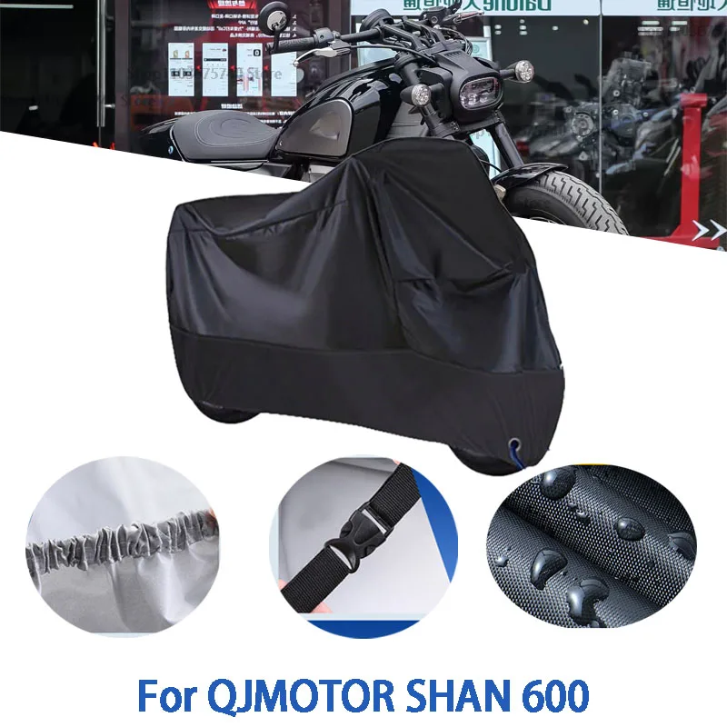 Motorcycle Full Covers For QJMOTOR SHAN 600 Car Outdoors Sun Protection Dust No Ear Thickened Oxford Clothcover Accessories
Motorcycle Full Covers For QJMOTOR SHAN 600 Car Outdoors Sun Protection Dust No Ear Thickened Oxford Clothcover Accessories