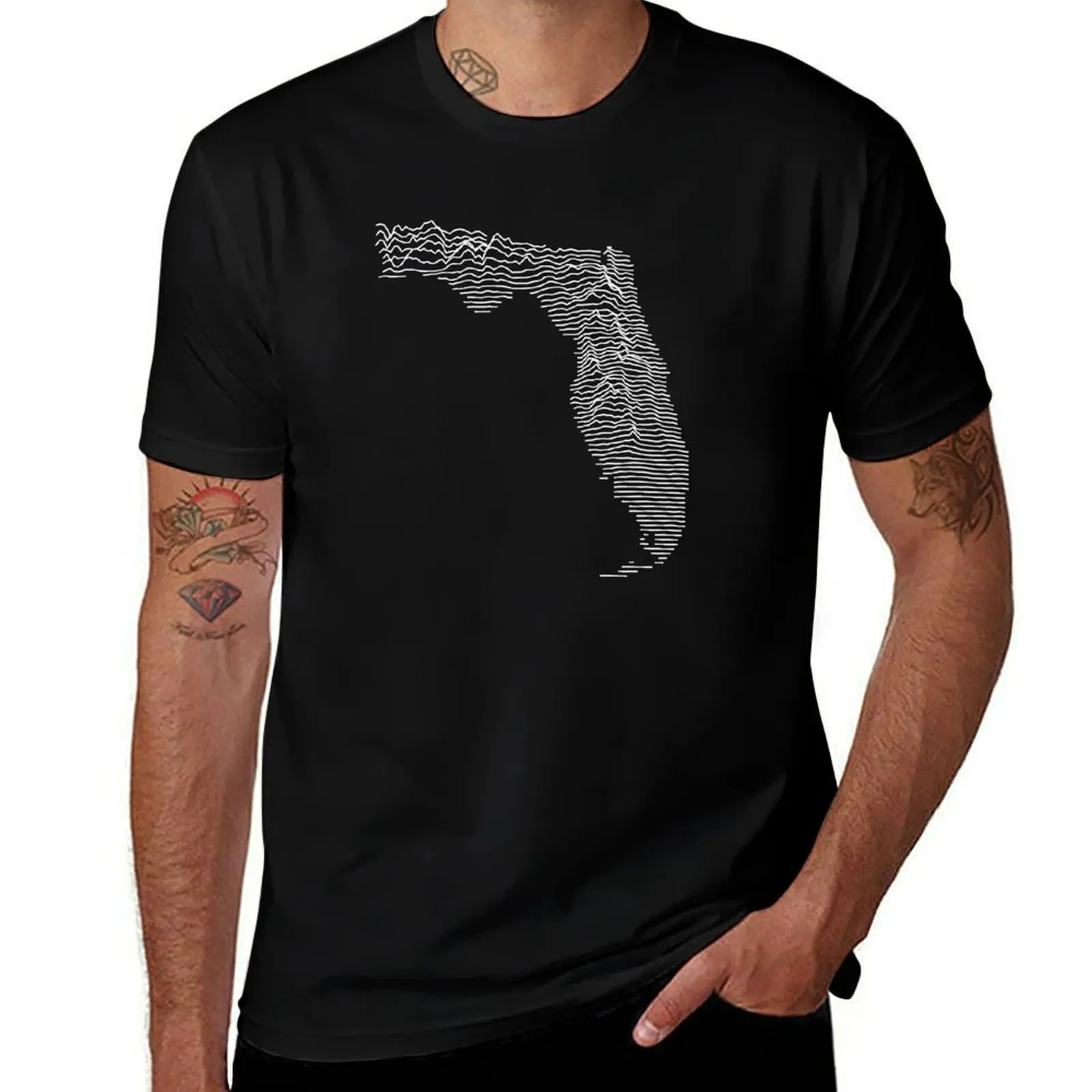 Florida - Unknown Elevations (Without Text) Joy Plot Map T-Shirt T-shirts man anime shirt plus size men clothing
Florida - Unknown Elevations (Without Text) Joy Plot Map T-Shirt T-shirts man anime shirt plus size men clothing