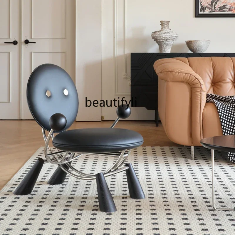 14 Genuine Leather Armchair Middle Ancient Household Living Room Leisure Chair Solid Wood Stainless Steel Chair
14 Genuine Leather Armchair Middle Ancient Household Living Room Leisure Chair Solid Wood Stainless Steel Chair