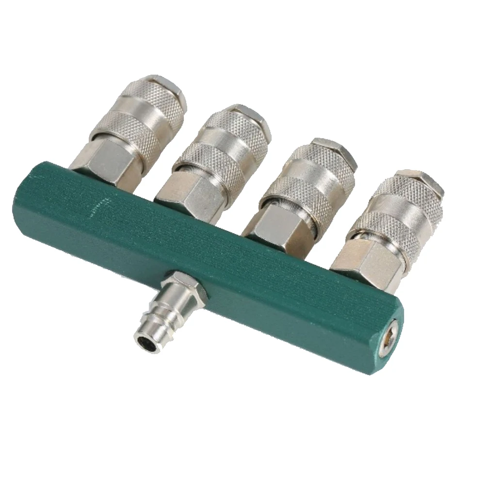 DTDT Hot-Air Compressor Splitter with 4 Couplers & 1/4Inch NPT Plug 1/4Inch NPT Air Fitting Coupler 4-Way Straight Air Manifold
DTDT Hot-Air Compressor Splitter with 4 Couplers & 1/4Inch NPT Plug 1/4Inch NPT Air Fitting Coupler 4-Way Straight Air Manifold