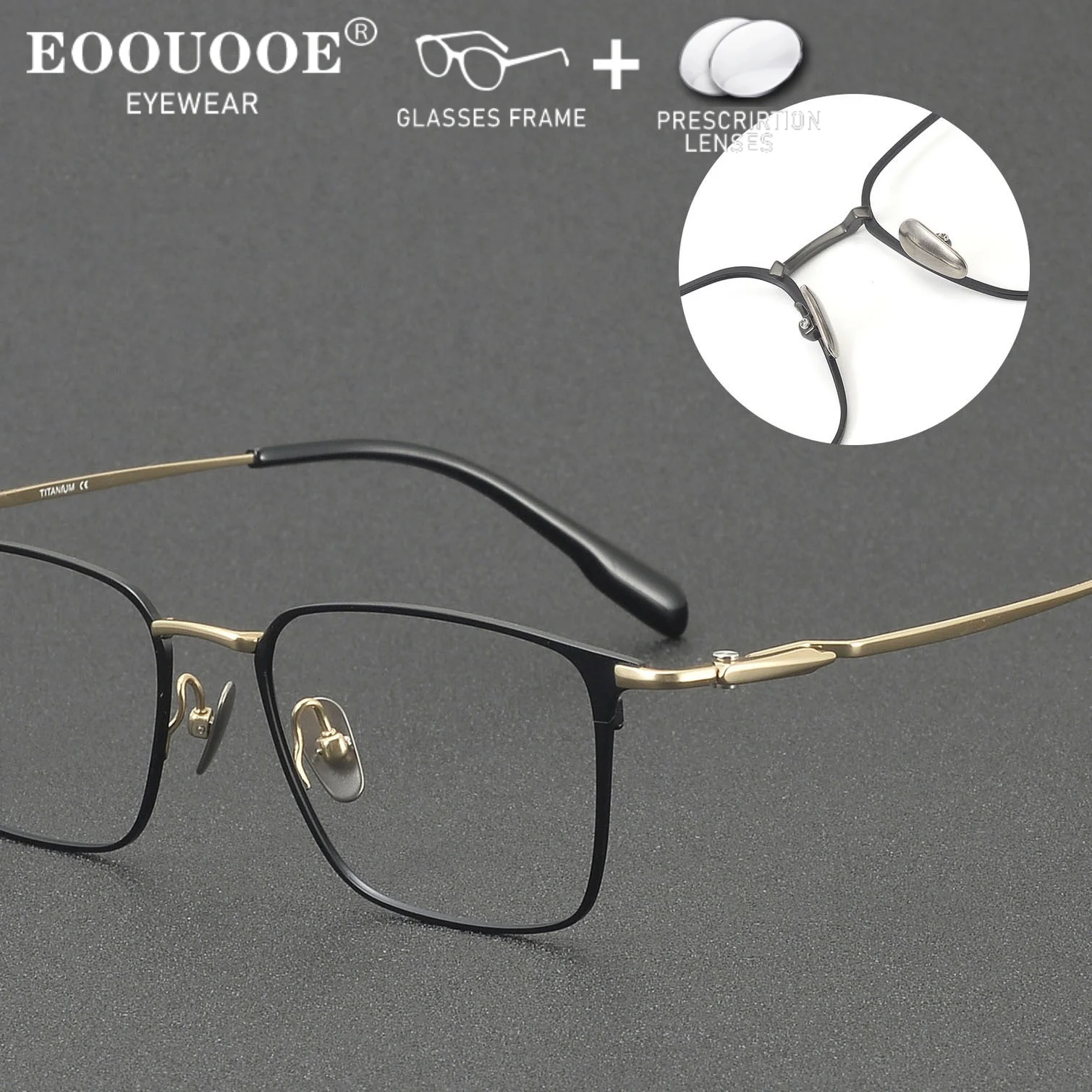 Pure Titanium Men Glasses Good Quality Optical Eyewear Prescription Lenses Myopia Reading Progressive Recipe Scratch-Resistant
Pure Titanium Men Glasses Good Quality Optical Eyewear Prescription Lenses Myopia Reading Progressive Recipe Scratch-Resistant