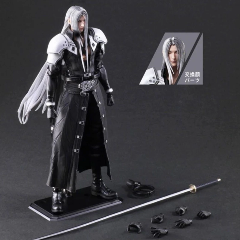Play Arts Sephiroth Cloud Strife High Quality PVC Action Figure Collectible Model Toys Bookshelf Decoration Gifts
Play Arts Sephiroth Cloud Strife High Quality PVC Action Figure Collectible Model Toys Bookshelf Decoration Gifts