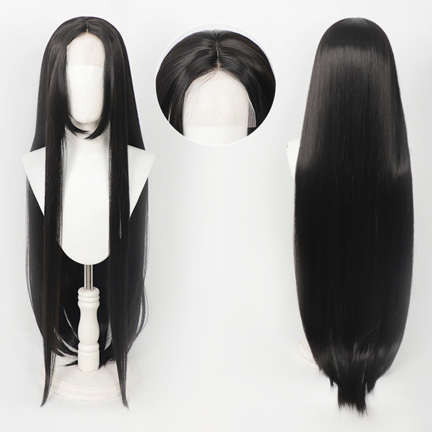 40inch Long Straight Universal Hand Hooked Forehead Lace Middle Part Wig Synthetic Hair Wig for Cosplay & Daily For women
40inch Long Straight Universal Hand Hooked Forehead Lace Middle Part Wig Synthetic Hair Wig for Cosplay & Daily For women