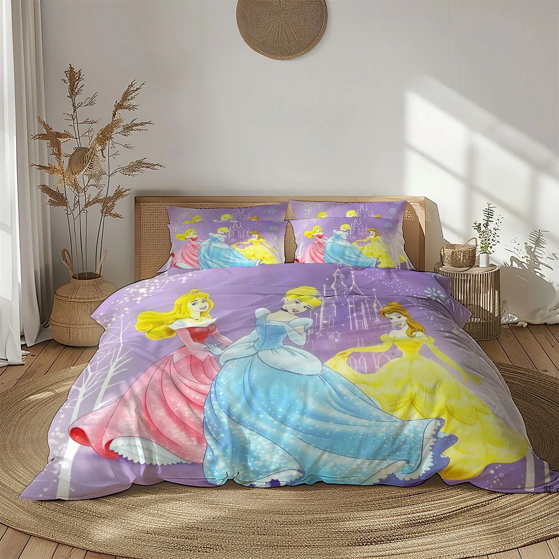 Purple Princess Duvet Cover Set Single Double King Twin Full Queen Bed Linen Set
Purple Princess Duvet Cover Set Single Double King Twin Full Queen Bed Linen Set