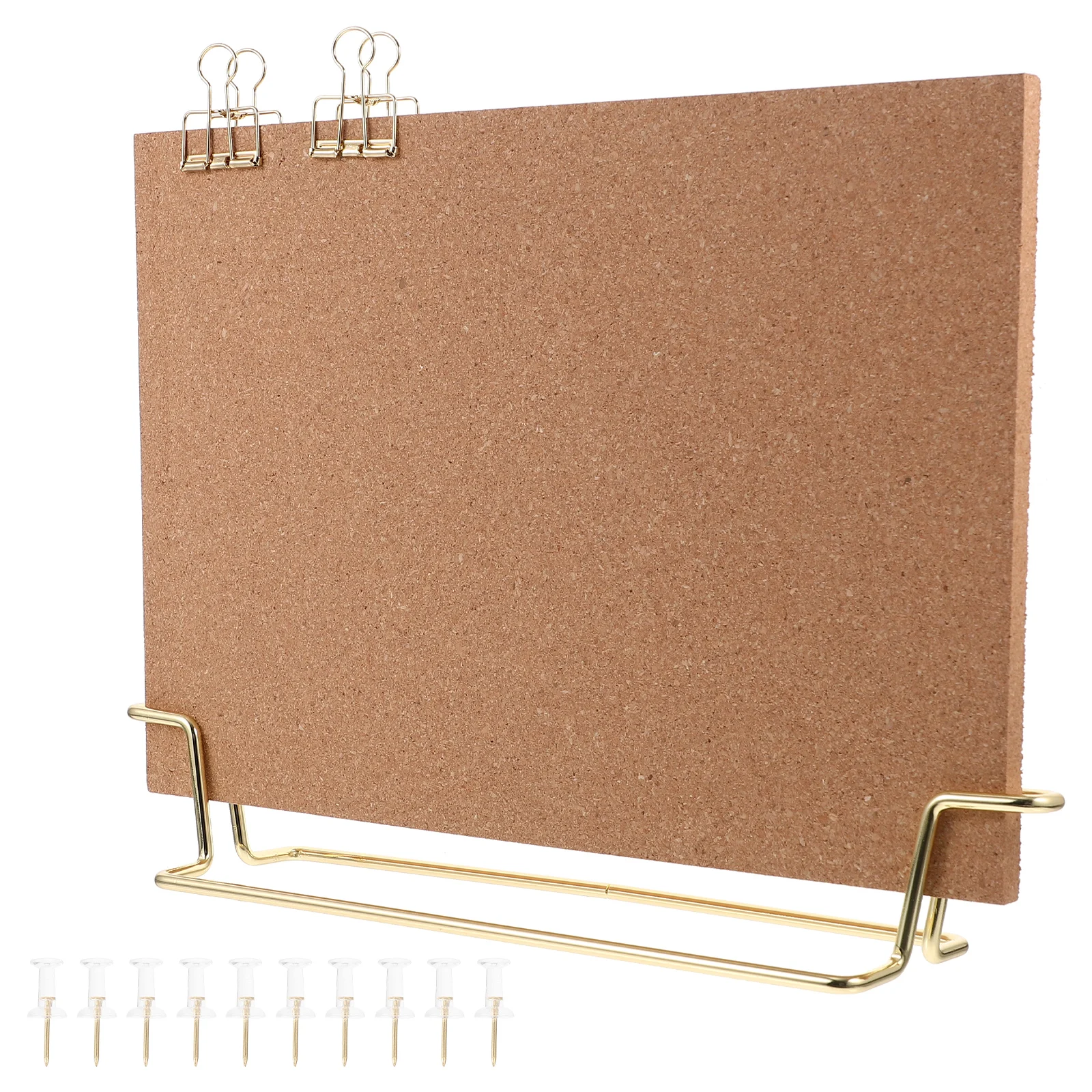 1 set Creative A4 Gold Desktop Cork Board Office Bulletin for Photos Messages Reminders Menu Travel Plans Calendar Display Stand
1 set Creative A4 Gold Desktop Cork Board Office Bulletin for Photos Messages Reminders Menu Travel Plans Calendar Display Stand