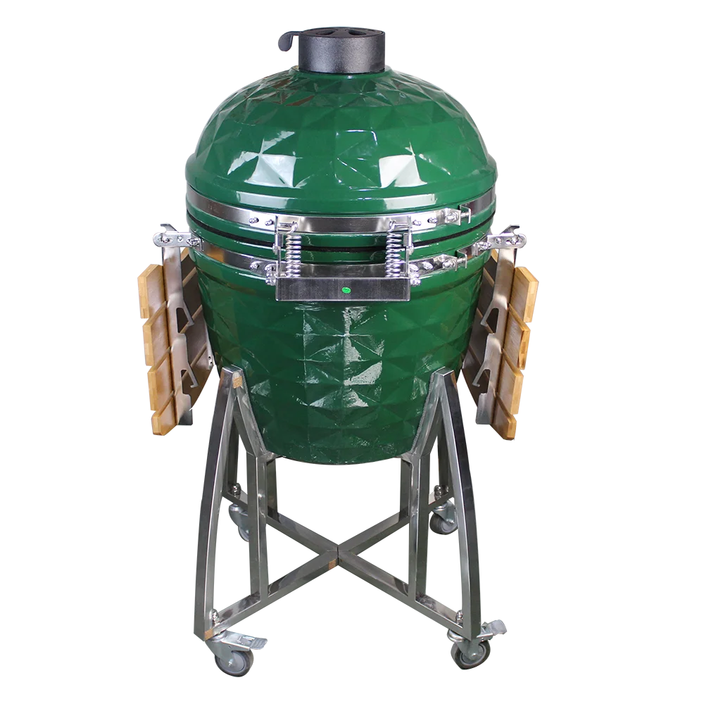 Auplex 22 Inch Big Kamado Grill Ceramic BBQ Smoker Outdoor Charcoal Cooker High Temperature Glaze Diamond Picnic Green Joe
Auplex 22 Inch Big Kamado Grill Ceramic BBQ Smoker Outdoor Charcoal Cooker High Temperature Glaze Diamond Picnic Green Joe