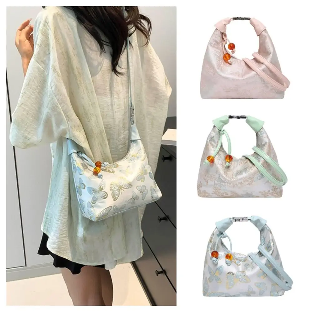 Chinese Style Embroidery Banquet Bag Commuting Elegant Hanfu Handbag Cheongsam Accessories Large Capacity Women's Shoulder Bag
Chinese Style Embroidery Banquet Bag Commuting Elegant Hanfu Handbag Cheongsam Accessories Large Capacity Women's Shoulder Bag