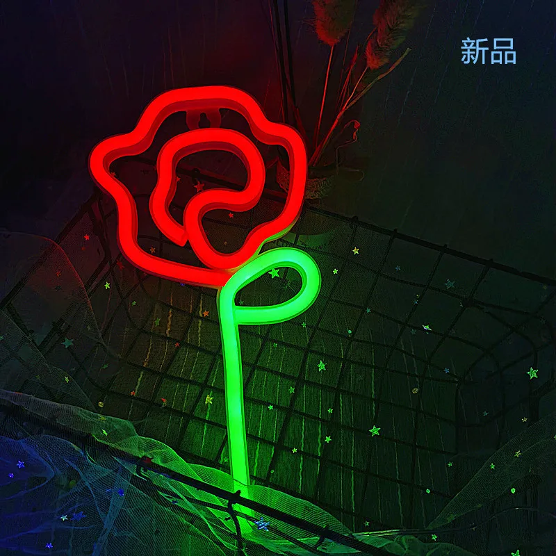 Rose Flower Led Neon Light Hanger Neon Sign Colorful for Store Room Home Party Wedding Decoration Christmas Gift Neon Lamp USB
Rose Flower Led Neon Light Hanger Neon Sign Colorful for Store Room Home Party Wedding Decoration Christmas Gift Neon Lamp USB
