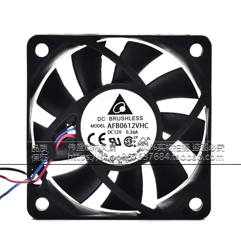 Original AFB0612VHC 60 * 60 * 15MM 12V 0.36A 6CM CPU chassis cooling fan
Original AFB0612VHC 60 * 60 * 15MM 12V 0.36A 6CM CPU chassis cooling fan