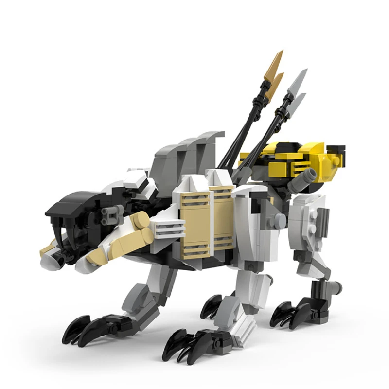 Horizon Themed Sawtooth MOC Building Blocks, Robotic Big Cat Model with Poseable Joints, Post-Apocalyptic Collection for Adults
Horizon Themed Sawtooth MOC Building Blocks, Robotic Big Cat Model with Poseable Joints, Post-Apocalyptic Collection for Adults